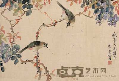 宋光宝 花卉（二帧） 镜心 31×46cm×2
